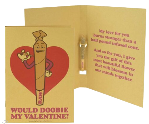 Raw Valentines Day Card